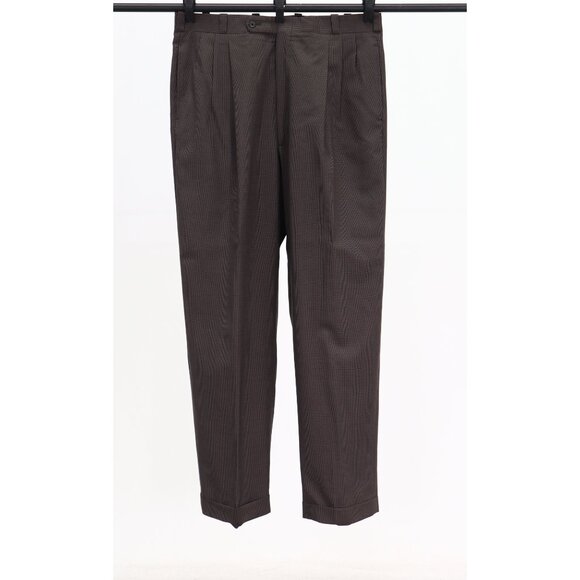 Tom James 44L 36x32 Green Houndstooth 3-Button Suit R489 - Picture 14 of 15